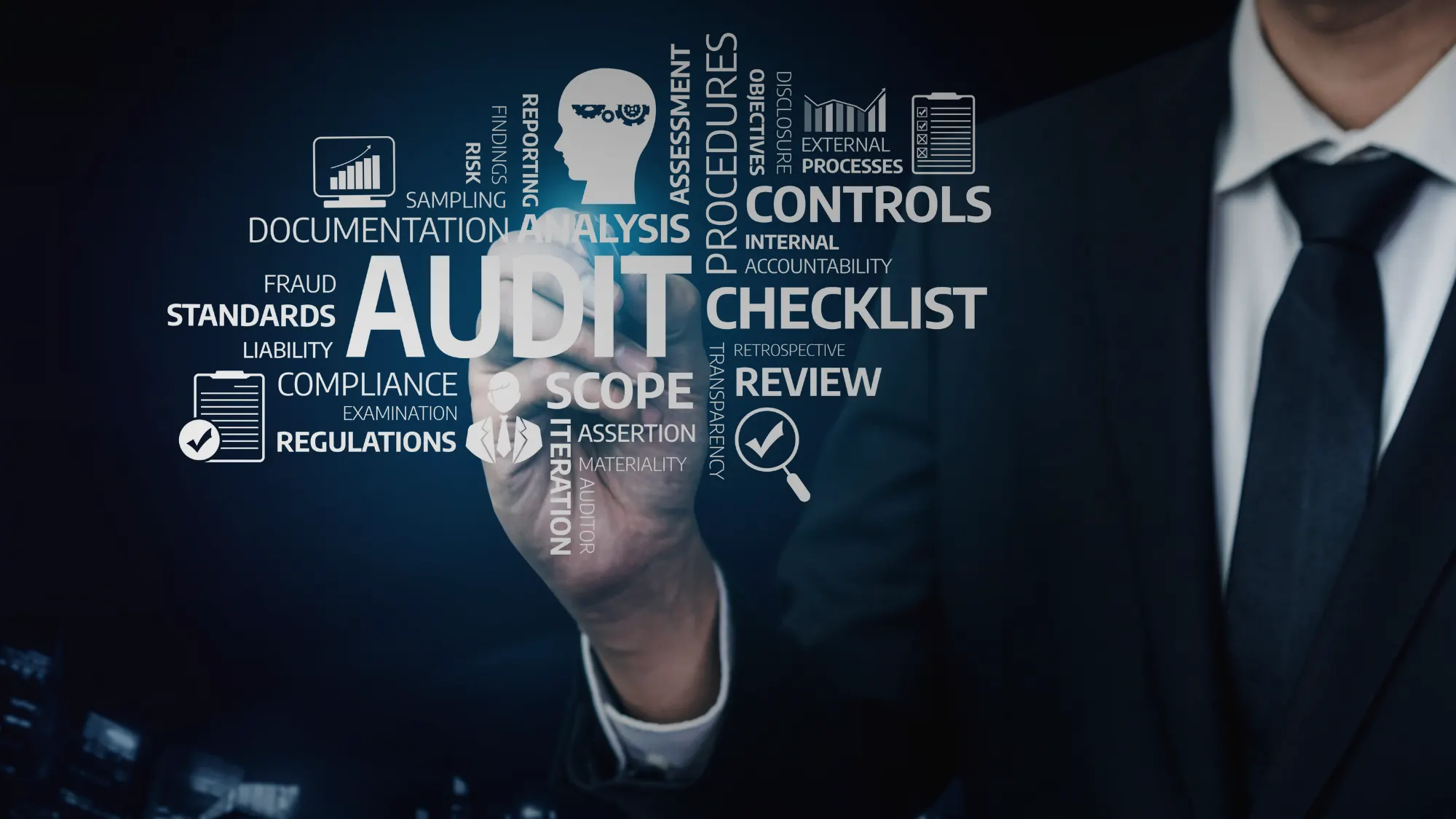An entrepreneur confidently understands essential accounting concepts, reviewing simplified financial statements and key metrics.